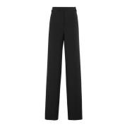 Stijlvolle Wijde Broek Blumarine , Black , Dames