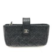 Pre-owned Leather chanel-bags Chanel Vintage , Black , Dames