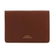 Wallets & Cardholders A.p.c. , Brown , Dames