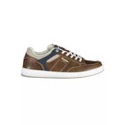 Bruine Sneakers met Contrasterende Accenten Carrera , Brown , Heren