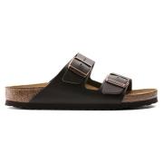 Klassieke Leren Dames Sandaal Birkenstock , Brown , Dames