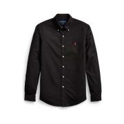 Oxford Shirt Slim Fit Logo Ralph Lauren , Black , Heren