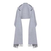 Lichtgrijs Sjaal Elegant Stijl Brunello Cucinelli , Gray , Dames