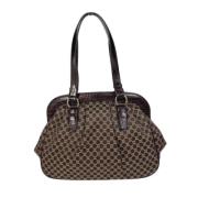 Pre-owned Fabric shoulder-bags Celine Vintage , Brown , Dames