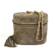 Pre-owned Leather chanel-bags Chanel Vintage , Brown , Dames