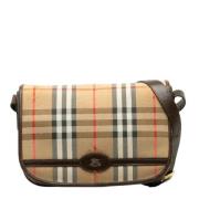 Pre-owned Canvas shoulder-bags Burberry Vintage , Brown , Dames