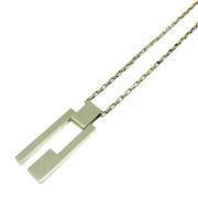 Pre-owned Silver necklaces Gucci Vintage , Green , Dames