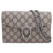 Pre-owned Canvas crossbody-bags Gucci Vintage , Beige , Dames