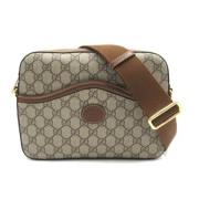 Pre-owned Canvas gucci-bags Gucci Vintage , Beige , Dames