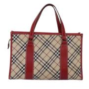 Pre-owned Canvas burberry-bags Burberry Vintage , Beige , Dames