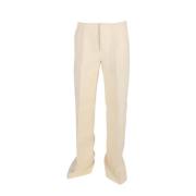 Pre-owned Wool bottoms Celine Vintage , Beige , Heren