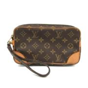 Pre-owned Canvas louis-vuitton-bags Louis Vuitton Vintage , Brown , Da...