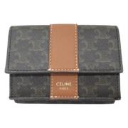 Pre-owned Leather wallets Celine Vintage , Black , Dames