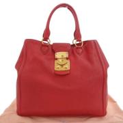 Pre-owned Fabric handbags Miu Miu Pre-owned , Red , Dames