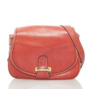 Pre-owned Leather crossbody-bags Celine Vintage , Red , Dames