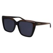 Klassieke Zonnebril Sf1102S 217 Stijl Salvatore Ferragamo , Black , Da...