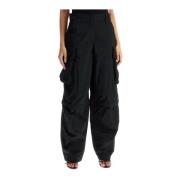 Omkeerbare Cargo Broek met Rits Shorts Alexander Wang , Black , Dames