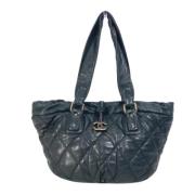 Pre-owned Leather chanel-bags Chanel Vintage , Black , Dames