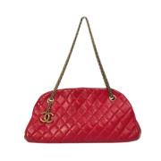 Pre-owned Leather chanel-bags Chanel Vintage , Red , Dames