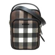 Pre-owned Canvas shoulder-bags Burberry Vintage , Brown , Dames