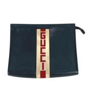 Pre-owned Leather gucci-bags Gucci Vintage , Black , Dames