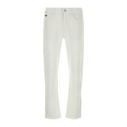 Stijlvolle witte denim jeans Boss , White , Heren