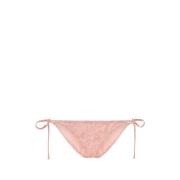 Gedrukte Bikini Onderkant Versace , Pink , Dames