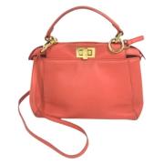 Pre-owned Leather fendi-bags Fendi Vintage , Pink , Dames