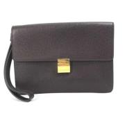 Pre-owned Leather louis-vuitton-bags Louis Vuitton Vintage , Gray , Da...