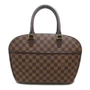 Pre-owned Canvas handbags Louis Vuitton Vintage , Brown , Dames