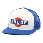 Blauwe Baseball Trucker Hoed Rhude , Blue , Heren