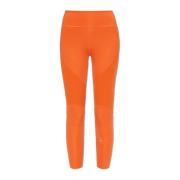 Logo leggings Adidas by Stella McCartney , Orange , Dames