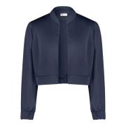 Stijlvolle Langarm Blouson Jas vera mont , Blue , Dames