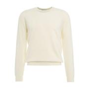 Witte Gebreide Trui Aw24 Gender , Beige , Heren