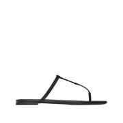 Stijlvolle Sandalen voor de Zomer Saint Laurent , Black , Dames