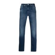 Slim Low Rise Jeans Frame , Blue , Heren