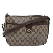 Pre-owned Leather gucci-bags Gucci Vintage , Beige , Dames