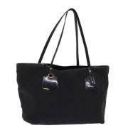 Pre-owned Canvas totes Gucci Vintage , Black , Dames