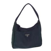 Pre-owned Nylon handbags Prada Vintage , Blue , Dames