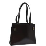 Pre-owned Leather totes Gucci Vintage , Brown , Dames