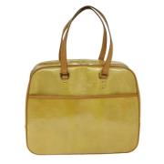 Pre-owned Leather travel-bags Louis Vuitton Vintage , Beige , Dames