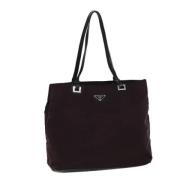 Pre-owned Nylon totes Prada Vintage , Red , Dames