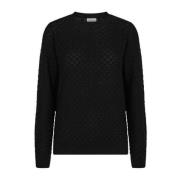 Round-neck Knitwear Freequent , Black , Dames