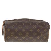 Pre-owned Canvas pouches Louis Vuitton Vintage , Brown , Dames