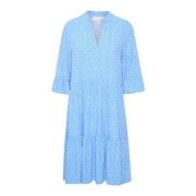 Edasz Jurk Ice Drea Dots Saint Tropez , Blue , Dames