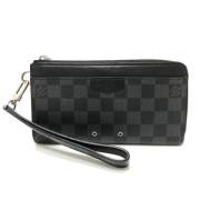 Pre-owned Fabric wallets Louis Vuitton Vintage , Black , Dames