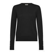 Zachte en stijlvolle cardigan met knopen Freequent , Black , Dames