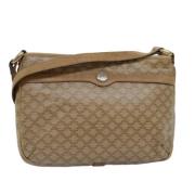 Pre-owned Canvas shoulder-bags Celine Vintage , Beige , Dames