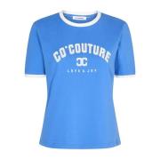 Edgecc Tee Toppe T-Shirts Blauw Co'Couture , Blue , Dames