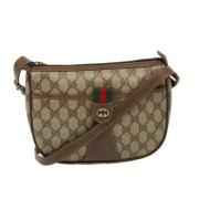 Pre-owned Leather gucci-bags Gucci Vintage , Beige , Dames